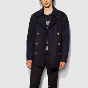 Coach Wool Mariners Pea Coat